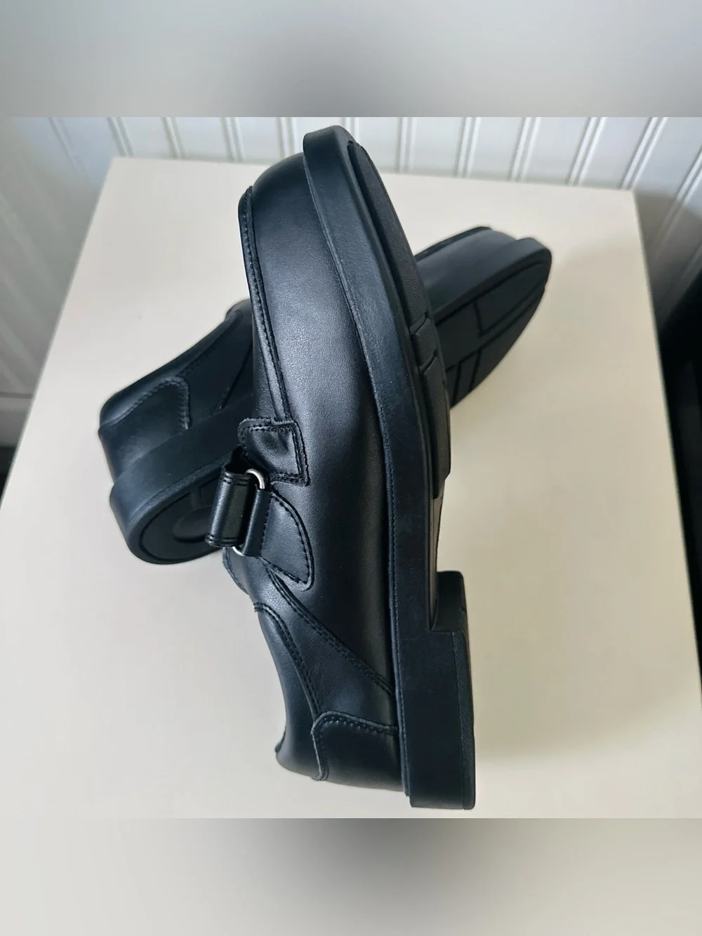 🔥Dr. Max Black Comfort Walking Shoes with Velcro Strap🖤